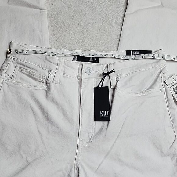 2655 NWT Kut From The Kloth Rachael Fab Ab High Waist Raw Hem Mom Jeans … - Picture 4 of 9